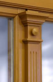 Detail rustikálního okna